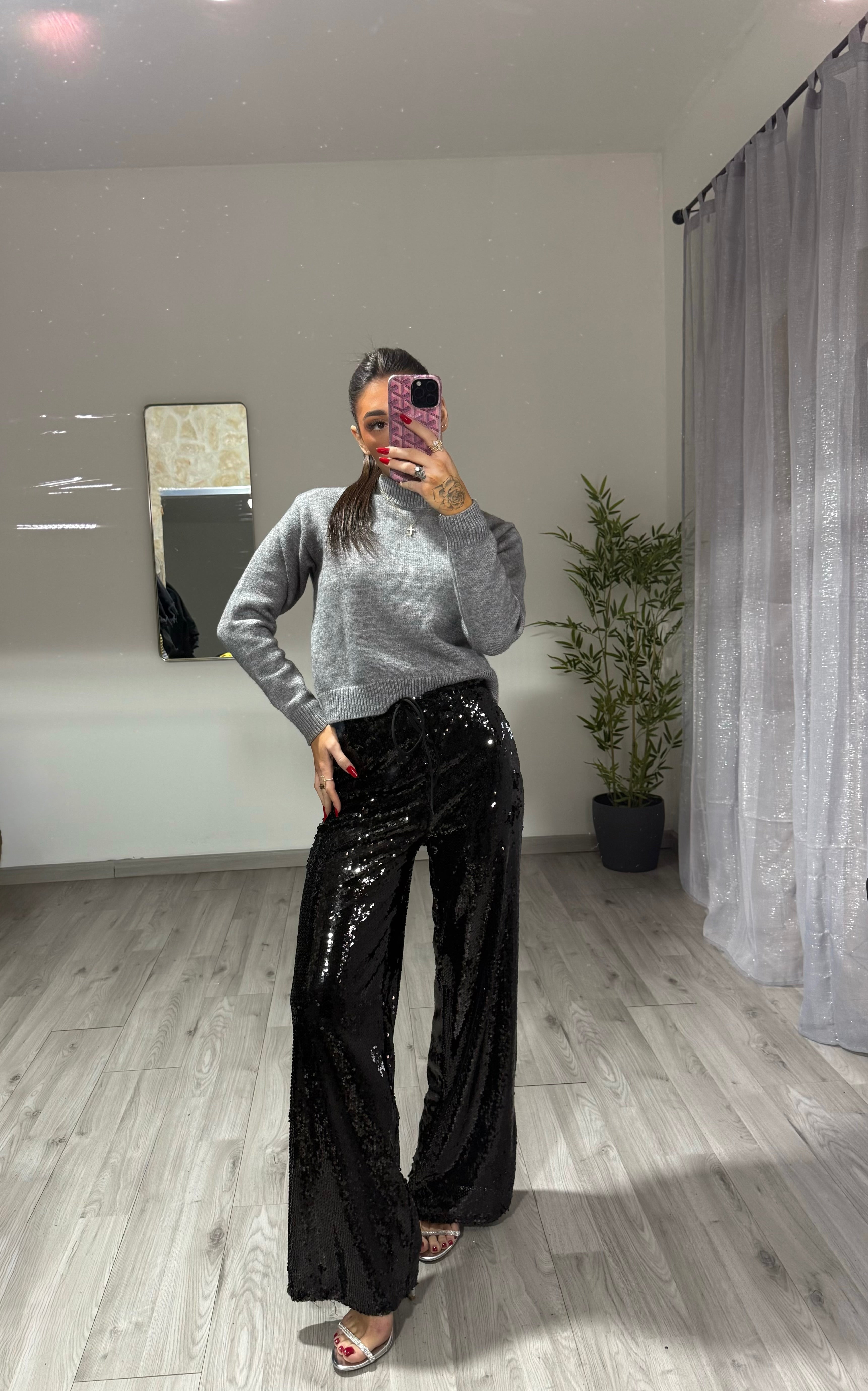 Pantalone Paillettes